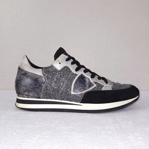 Phillipe Model Tropez X Metallic Platform Sneakers